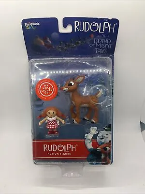 Rudolph Light-Up Nose And Misfit Doll Fig Island Misfit Toys 2001 Playing Mantis • $29.99