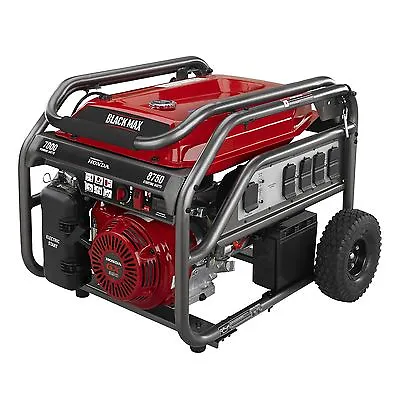 Honda New 8750 Watt Generator  EZ Start  Black Max Tri Fuel Natural Gas Propane  • $2799.99