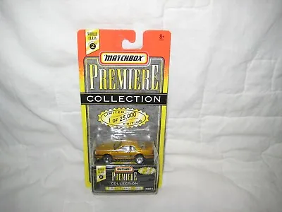 MIP Matchbox Premier Collection T-Bird Turbo Coupe Limited Edition Gold • $7.99