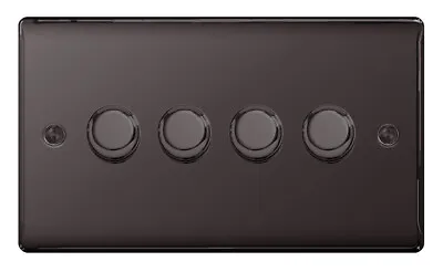 £29.49 • Buy BG Nexus Black Nickel Switches & Sockets Full Range Polished Chrome Black Insert