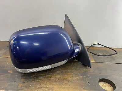 GENUINE VW TOUAREG MK1 7L FRONT RIGHT DRIVER SIDE & Turn Light Mirror BLUE LD5 • $103.56