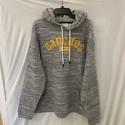 UCSB Santa Barbara Gauchos Champion Sweatshirt Hoodie University XL NWT • $55