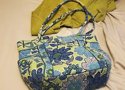 Vera Bradley Doodle Daisy Campus Tote Bag Retired Pattern Pre Owned  • $22