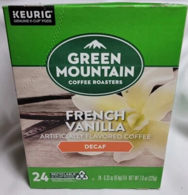 $13 • Buy Green Mountain French Vanilla Decaf K-Cup Pods 24 Pack