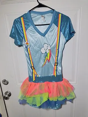Hasbro My Little Pony Rainbow Dash Suspender Tutu Costume Junior Size Small 3-5  • $26.99