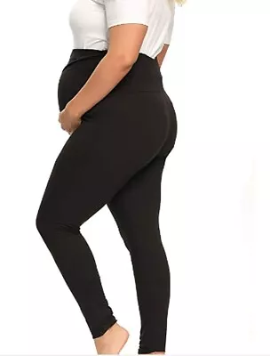 CGM Maternity Leggings Over The Belly Maternity Yoga Pants Pregnancy Leggings  • $14.99