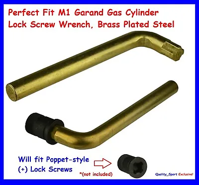 Perfect Fit M1 Garand Gas Cylinder Lock Screw Wrench Brass Plated Steel  • $12.84