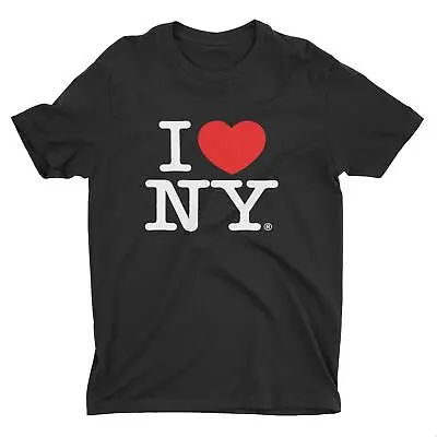 I Love NY Kids T-Shirt Officially Licensed Youth Unisex Tees (Black Medium) • $14.99