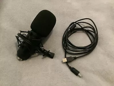 USB Condenser  Microphone - Large Diaphragm Mic - With Shock Mount • £30