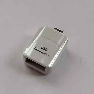 Samsung OTG Adapter Micro-USB To USB Type-A (White) • $5