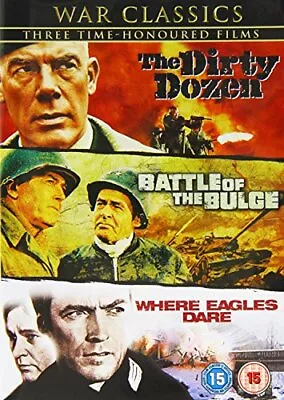 War Classics Collection: Where Eagles Dare / The Dirty Dozen / Ba... - DVD  WWVG • £3.49