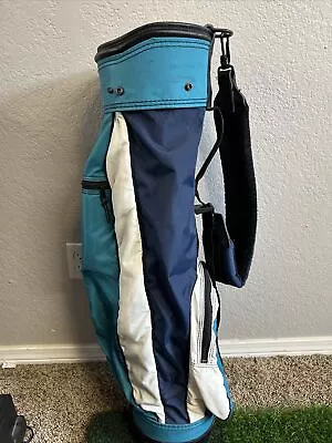 Vintage Titleist Blue/Green 3-Way Golf Bag - Lightweight Made In USA • $27.56