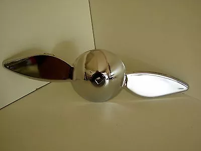 Restore Your Vintage Pedal Airplane With A  Pedal Plane Chrome Steel Propeller   • $59.95