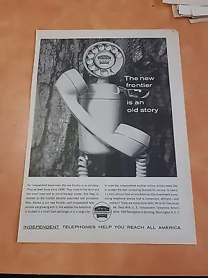 Independent Telephone Print Ad 1962 8x11  • $13.99