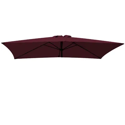 Replacement Fabric Garden Parasol Canopy Cover For 3x2m 6 Arm Patio Sun Umbrella • £23.95