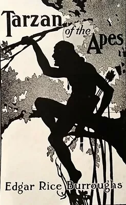 TARZAN OF THE APES FRONTISPIECE POSTER BY FRED J. ARTING 11x17  OPAR 1972 NM-M • $24.95