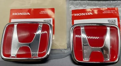 Genuine OEM Honda S2000 FRONT & REAR JDM Emblem 2PC Set Badge S2K 00-09 NEW • $134.29