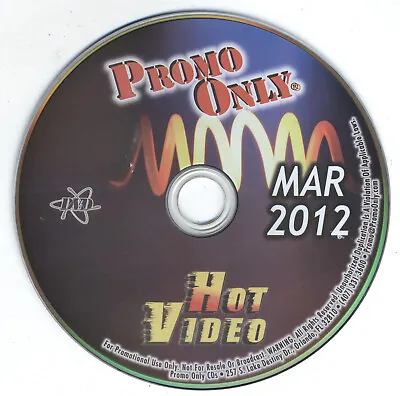 Hot Video March 2012 Promo Only DVD - Madonna Dev Van Halen RHCP Cake Death Cab • $7.99