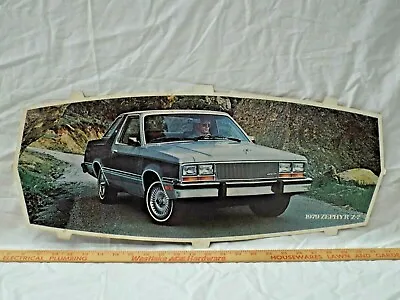 Dealership Showroom Sign/Promotional Poster 1979 Mercury Zephyr Z-7 Dealer Promo • $399.99