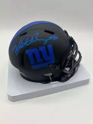 Victor Cruz Autographed NY Giants Eclipse Mini Helmet (Beckett) • $205.85