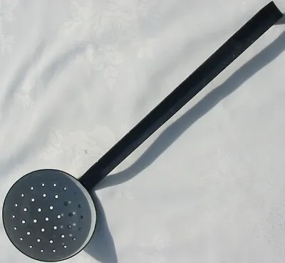 Vtg Enamelware Graniteware Sifter Ladle Sieve Strainer Farmhouse Primitive Tool • $7.95