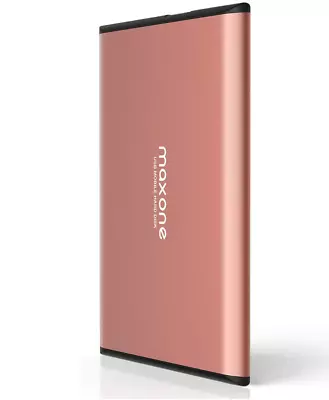 Maxone Portable External Hard Drive 320GB-USB 3.0 2.5  Slim - Pink - New Sealed • £22