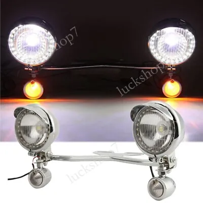 Driving Passing Fog Turn Signals Lights Bar For Honda Shadow ACE 1100 VT1100C US • $92.90