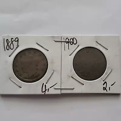 $0.99 • Buy 1899 & 1900 Liberty Head Nickels V Nickels