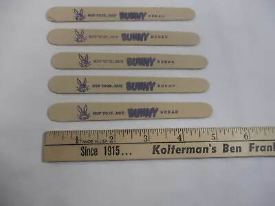 Vintage Lot Of 5 Advertising Nail Files Bunny Bread  • $2.99