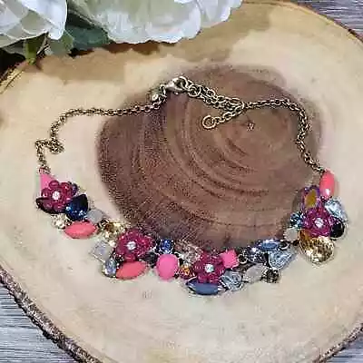 J. Crew Gorgeous Floral Brule Statement Necklace • $75