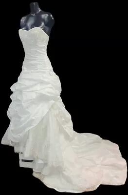 Maggie Sottero Size 10 White Wedding Dress • £99.99