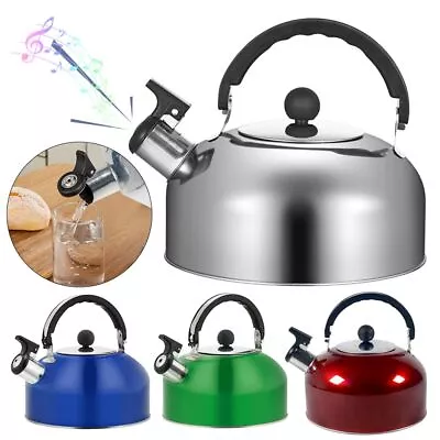 Handle Teakettle Whistling Kettle Stove Gas Water Kettle Teapot For Trips • £8.05