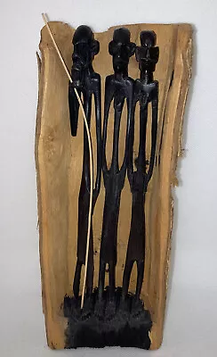 African BlackWood~Stick Figurines~Carving~Mpingo~Maasai~Sculpture~MADE IN KENYA • £32.09