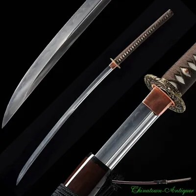 Chopping Horse Saber Samurai Sword T10 Steel W Clay Tempered Sharp Katana #2344 • $824.50