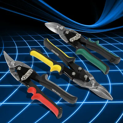 3 Pcs X 10 In. Aviation Tin Snip Set Straight Left Right Cut Metal Shear Cutter • $15.99