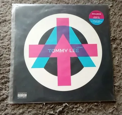 Signed - TOMMY LEE - ANDRO PINK & BLUE VINYL LP MOTLEY CRUE With Proof FedEx P&P • £64.99