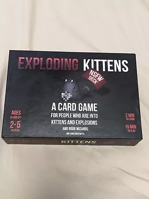 Exploding Kittens NSFW Deck Edition Strategic Russian Roulette Card Game • $16