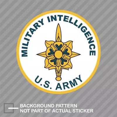 Military Intelligence Corps Sticker Decal Vinyl Intel Tactical Warfare • $21.96