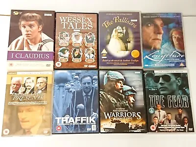 8 Classic UK TV DVD’s & Box Sets Job Lot Bundle I Claudius Pallisers Warriors • £25