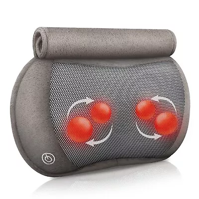 Snailax- 4 Shiatsu Nodes Back Massager Neck Massager With Heat Massage Pillow • $35.99