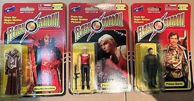 2015 Bif Bang Pow Flash Gordon Prince Barin Ming Merciless Set Of 3 MOC RARE NEW • $89.69