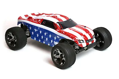 Custom Body American Flag For Traxxas Rustler 2WD 1/10 Truck Car Shell Cover • $16.09