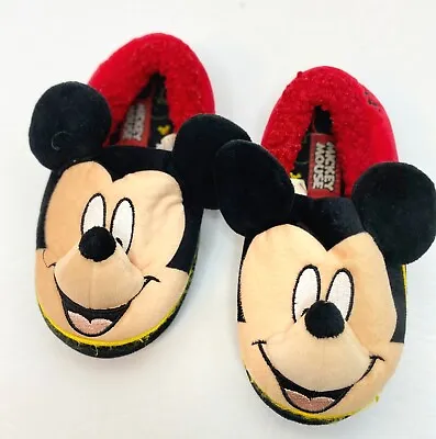 Disney Mickey Mouse Slippers Size 9/10 Toddler • $10