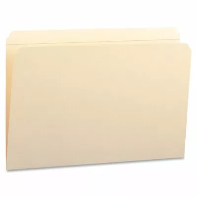 500 - Globe-Weis Manilla File Folders Legal Size Straight Cut (11 Pt. Stock) NEW • $9.97