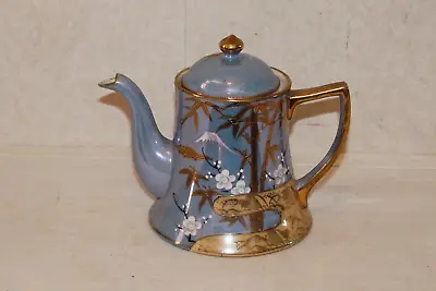 Vintage Japanese Blue Lusterware Teapot • $20.99