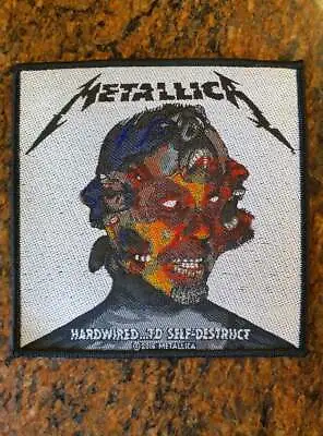 Metallica Hardwired To Self Destruct Licensed Standard Patch 10cmx10cm FREE P&P • £3.89