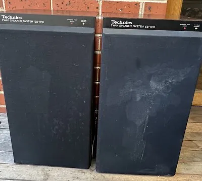 TECHNICS SB-K10 2 WAY FLOOR STANDING SPEAKERS VINTAGE MADE IN AUSTRALIA Working • $39.99