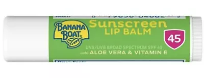 Banana Boat .15 Oz. Sunscreen Lip Balm With Aloe Vera And Vitamin E New Sealed  • $8.99