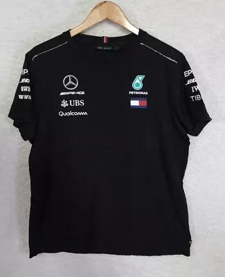 Mercedes AMG Petronas F1 Tommy Hilfiger Shirt Racing Men's Large Branded London  • $31.50