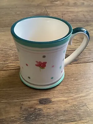 M & S Marks And Spencers - Rose Bud Hand Painted Coffee/tea Mug • £10